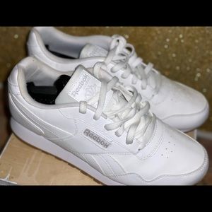 Mens White Reebok sneakers